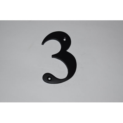 Dravin 14cm H Metal House Number