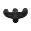 Sagebrook Home Volcano Texture Double Arched Taper Holder, Bla-822348694