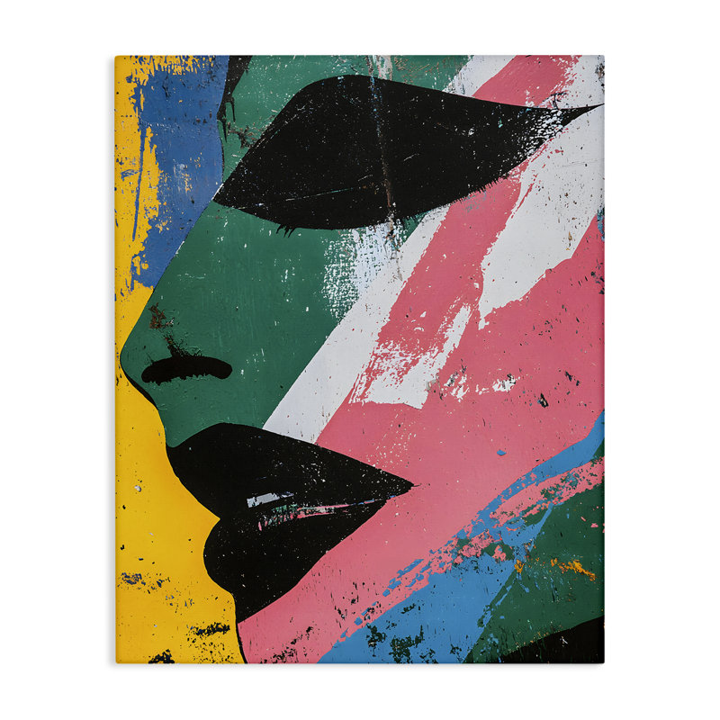 Art mural dynamique sur toile à motif de fractale, design par Walker Noble, H 48 po x l 36 po