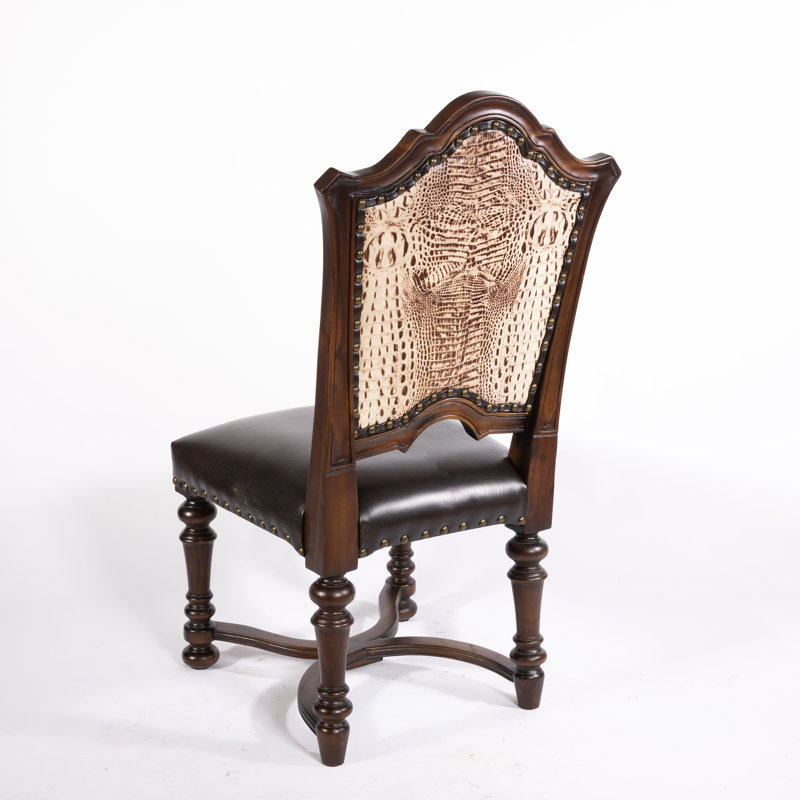 Beazer Leather Dining Chair, White