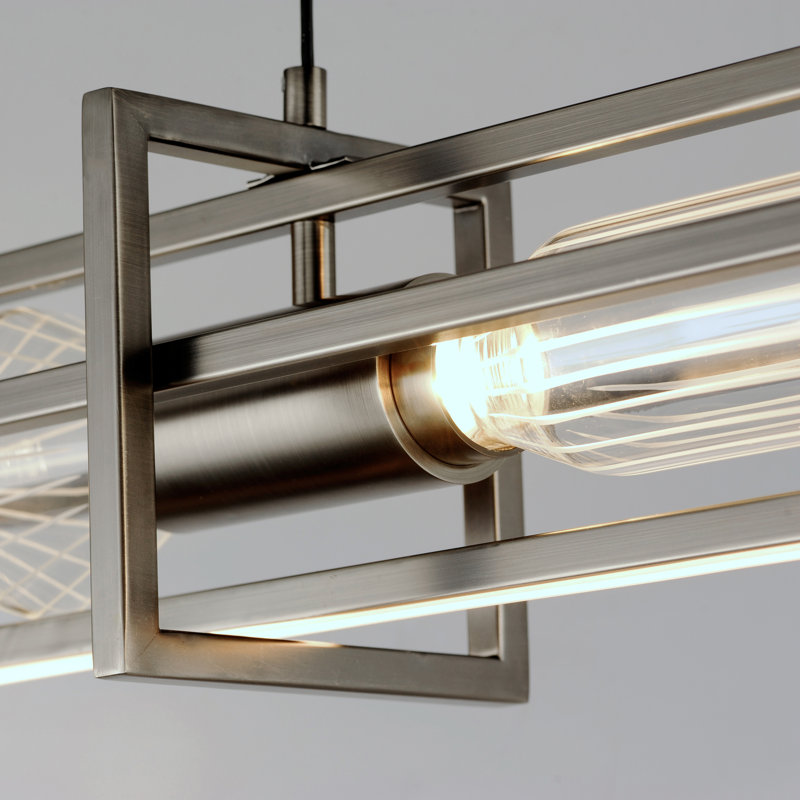 5 - Light LED Pendant, Gunmetal