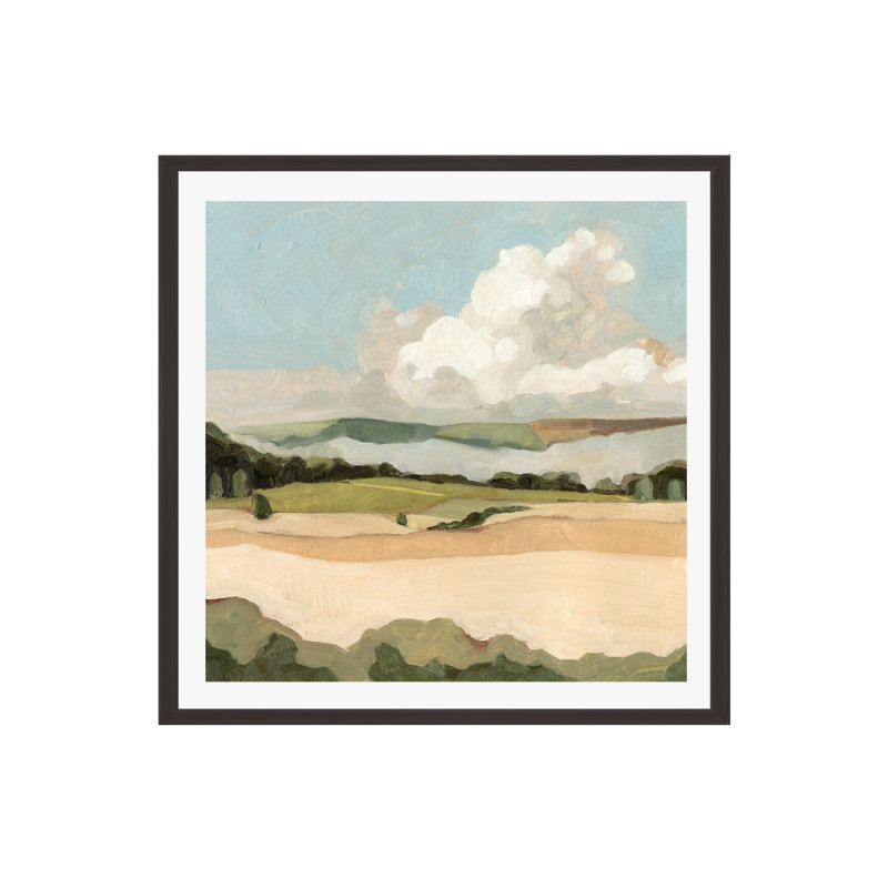 Cumulus Landscape II by Emma Scarvey, 20"H x 30"W, Espresso