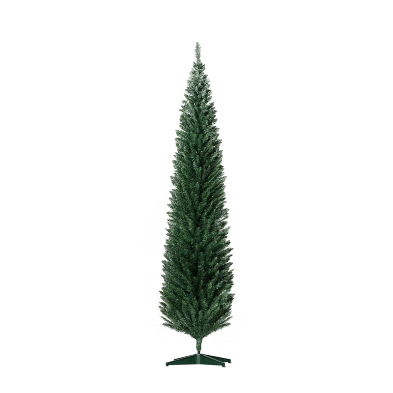 8' Artificial Christmas Tree Holiday Home Décor, 618 Tips, Green