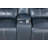 Auriyah Upholstered Padded Arm Reclining Sofa Blue