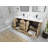 Malibu 60'' Double Bathroom Vanity with Top-76042323-90700794