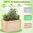 Elevated Planter Box With Open-ended Base For Deep-rooted Vegetable-932844859
