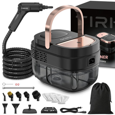 Steam Cleaner with 54oz Tank, 8 Attachments, 80" Long Cord