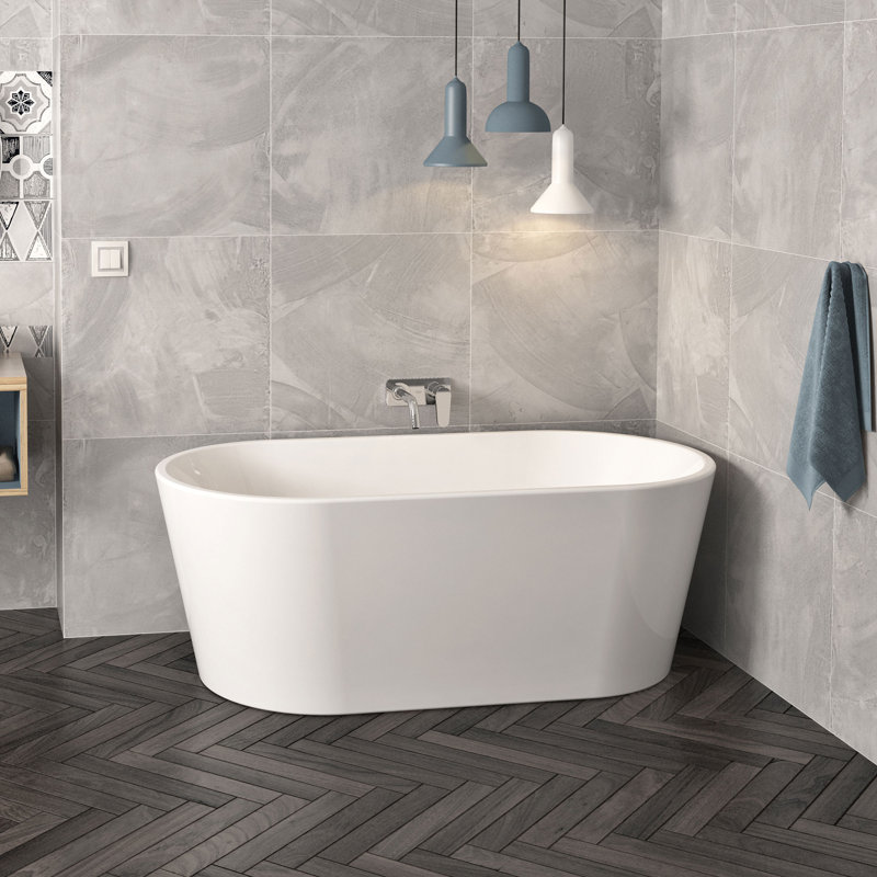 Baignoire autoportante blanche Espa 66 po