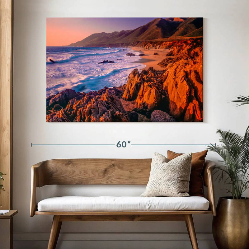 Gillard Big Sur Cliff, H 34 po x l 51 po