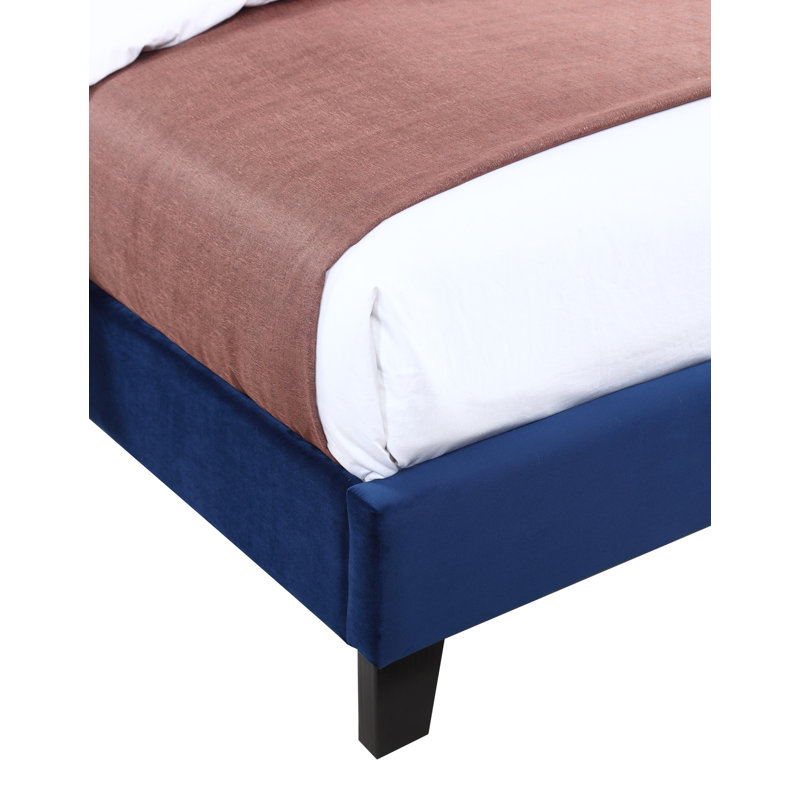 Lit tapissier, Blue, Grand lit