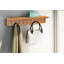 Mintz Solid Wood 9 - Hook Wall Mounted Coat Rack