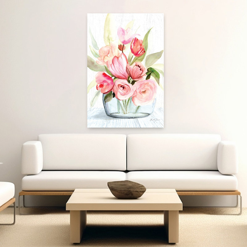 Tulipes printanières, H 60 po x l 40 po