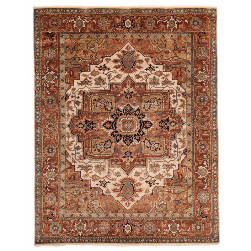 Tapis ivoire Jules Sultane 7 pi 11 po x 9 pi 11 po