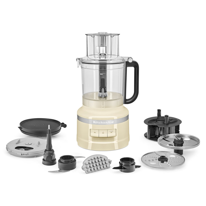 Kitchenaid, 3.1l Compact Food Processor. Chop, Shred, Slice, Dice Knead, Mix And Purée, Almond Cream