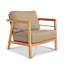 Aalto Teak Club Chair With Cushion In Melon-1861656211-1861656214