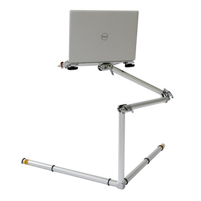 Convenient and easily adjustable laptop desk