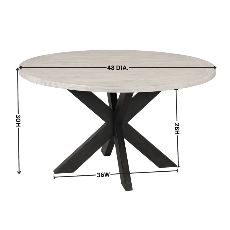 Malahn Pine Round Dining Table