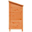 Vidaxl Garden Shed Solid Fir Wood Storage Cabinet Outdoor Modern Design Ample-129097103