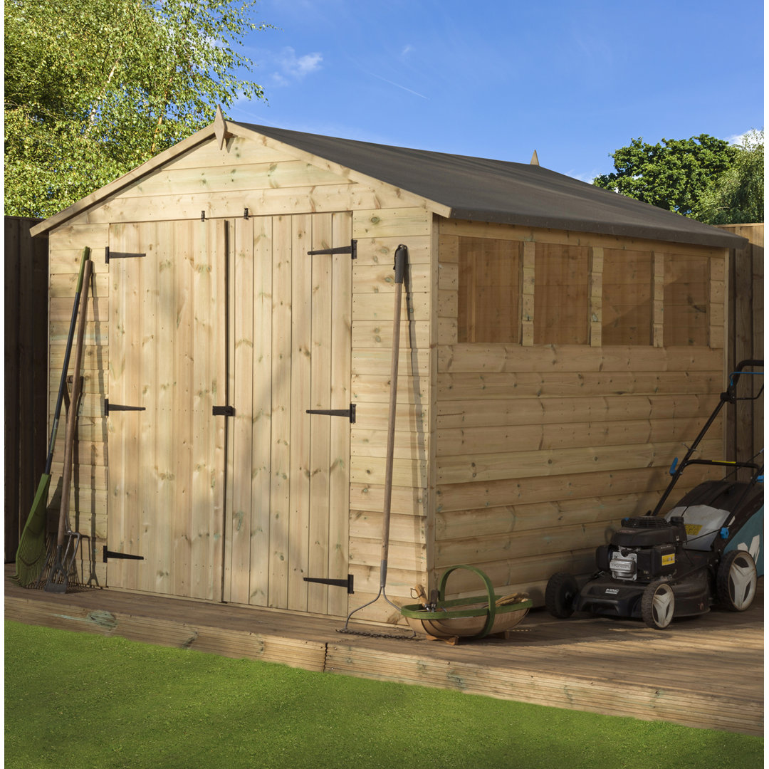 Premier Apex 8 Ft. W x 8 Ft. D Shiplap Wooden Shed
