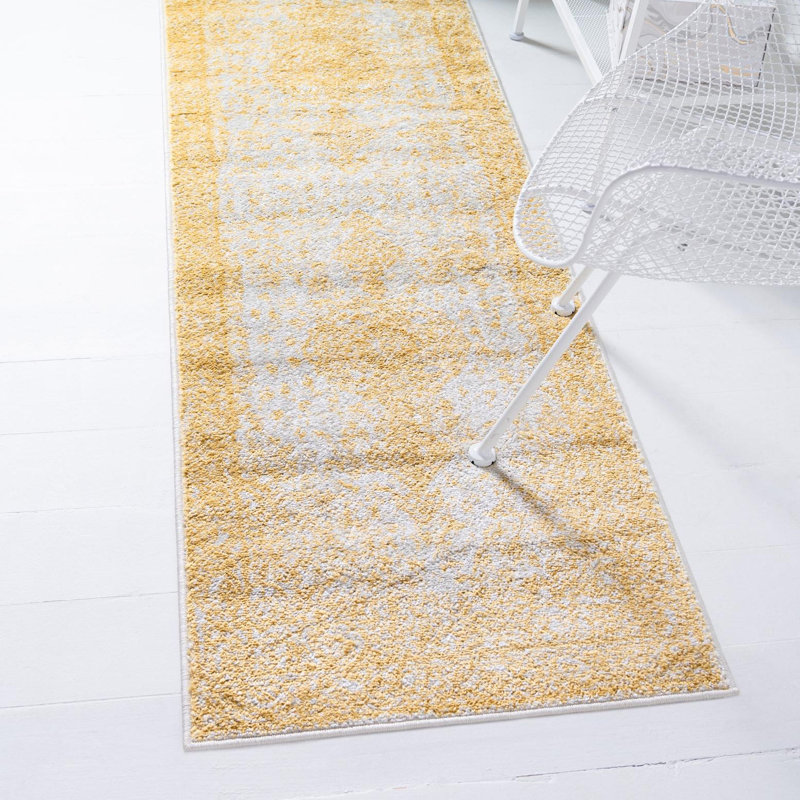Geometric Indoor Rug, Runner 2' x 6'9"