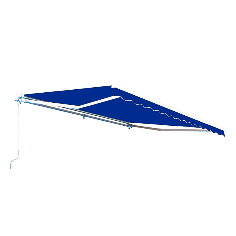 Tissu de remplacement pour auvent rétractable ALEKO, Bleu foncé, l 20 pi x P 10 pi