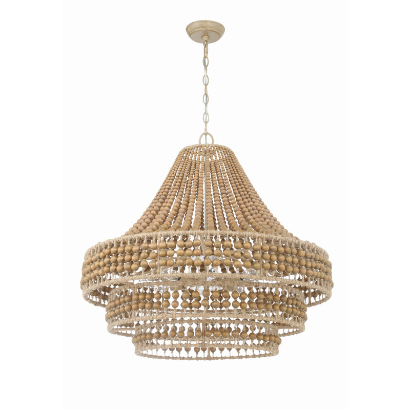 8 - Light Dimmable Tiered Chandelier