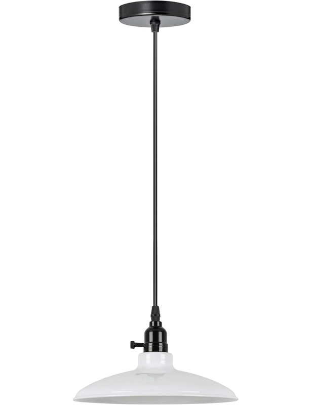 1 - Light Single Pendant, White