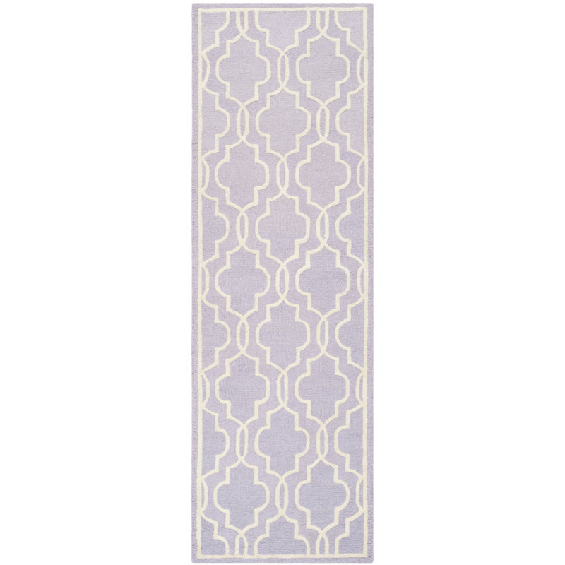 Tapis en laine touffeté à la main Cannen, Tapis de couloir 2 pi 6 po x 8 pi