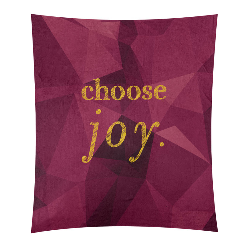 Polyester Tapestry, Spinel/Gold, 27.5" H x 37.5" W