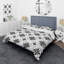 Ensemble de housse de couette noir et blanc quadrilobe VI - transitionnel-109161204