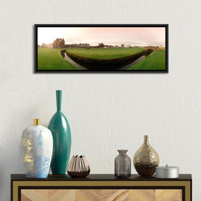 " Ground Level View Of Swilcan Bridge & Burn, Old Course, The Royal And Ancient Golf Club Of St. Andrews, Fife, Scotland " by Panoramic Images