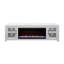 Meuble télé 82 po avec portes en verre Haven pour téléviseur de 90 po ou moins, assemblage minimal, finition blanche-2001062033-2003979424