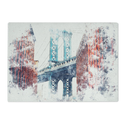 Tempered Glass George Washington Bridge Chopping Board