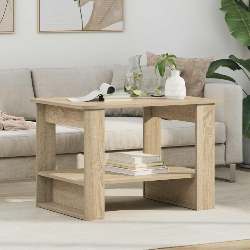 Coffee Table with Storage, Sonoma Oak, 50cm. H x 72cm. L x 50cm. W