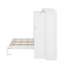 Lit escamotable avec garde-robe et tablette de rangement-301252538