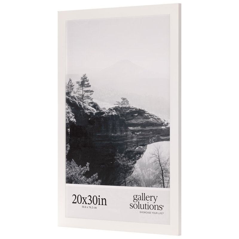 Gallery Solutions 20" X 30" White Large Wall Poster Frame