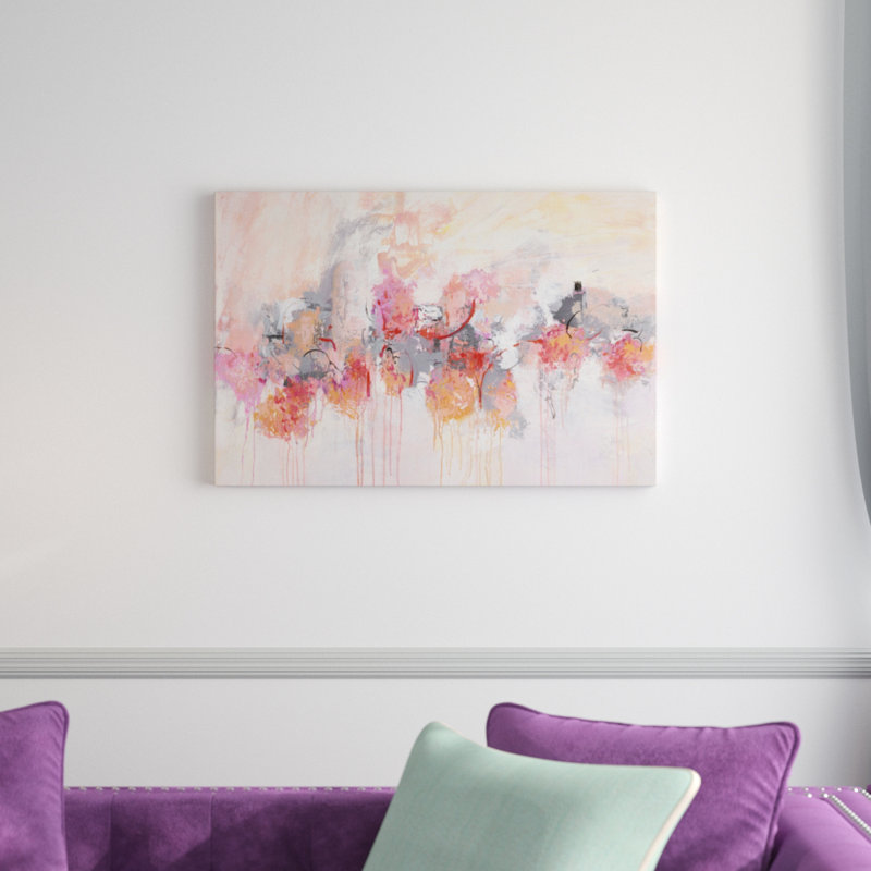 Reproduction d’art sur toile tendue « petal patch ii » par julie joy, 20 po x 30 p