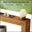 Practical Entry Table, Rustic Console Table With High-Strength Top And Industrial-Grade Sealed Surface For Durability And Easy Maintenance