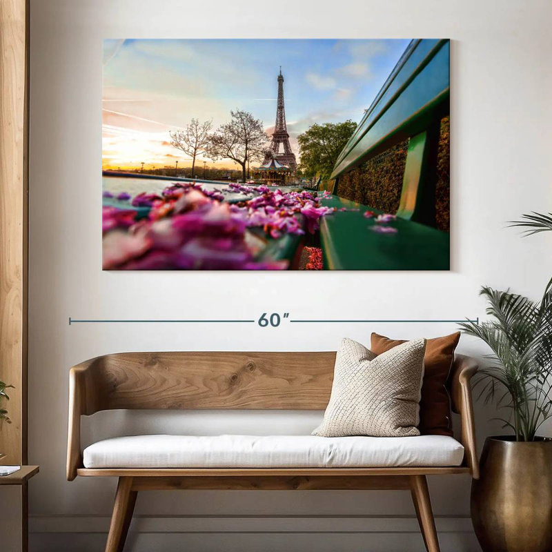Ravi Eiffel Towel In Spring, 34" H x 51" W