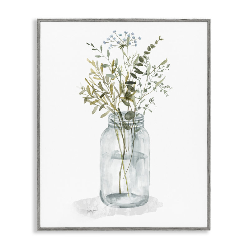 Wild Country Herb Jar, estampe numérique de Livi Finn, Estampe numérique Farmhouse, H 30 po x l 24 po