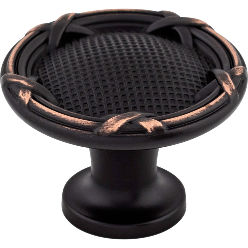 Ribbon & Reed 1 1/4" Diameter Round Knob, Tuscan Bronze