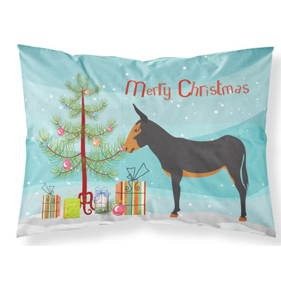 Taie d’oreiller de noël donkey