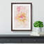 Pink Dahlia Flower Abstract - Picture Frame Painting Print-56859424-56859425