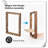 Bahij 4 Piece Wood Bracket Shelf