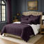 Ensemble de couvre-lit en coton aubergine Elsie 6 pièces-115684652