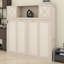 Lit escamotable peu encombrant avec armoires de rangement-1464277762