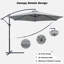 Parasol en porte-à-faux 10 pi Arabella-73844156