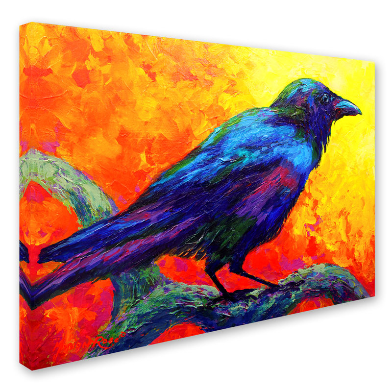 Kucera «Raven 1», reproduction sur toile tendue, H 35 po x l 47 po