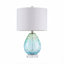 Lampe de table en verre