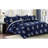 Ensemble d'édredon en coton pima bleu marine 10 pièces-853776421